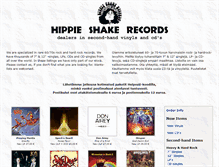 Tablet Screenshot of hippieshakerecords.com